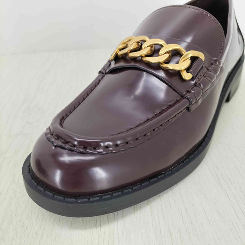 マンゴー MNG チェーンデザインローファー レディース EUR:36